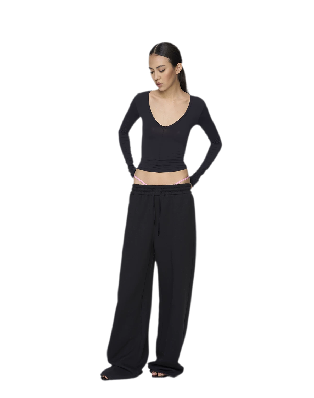 Deep V Slim Top