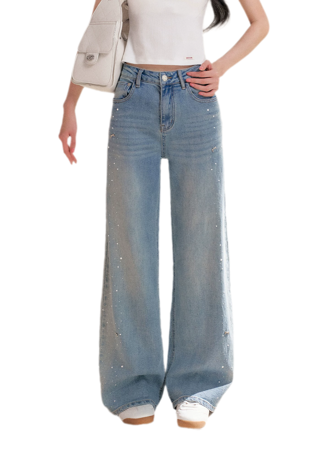 Staycation Straight Leg Moonlight Jeans