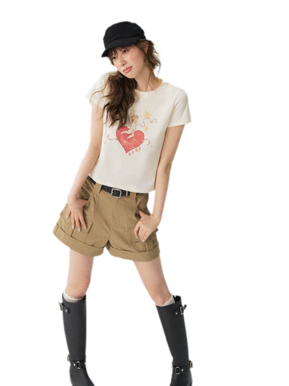 Cupid Heart Graphic Tee