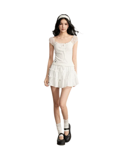 Lace Patchwork Top