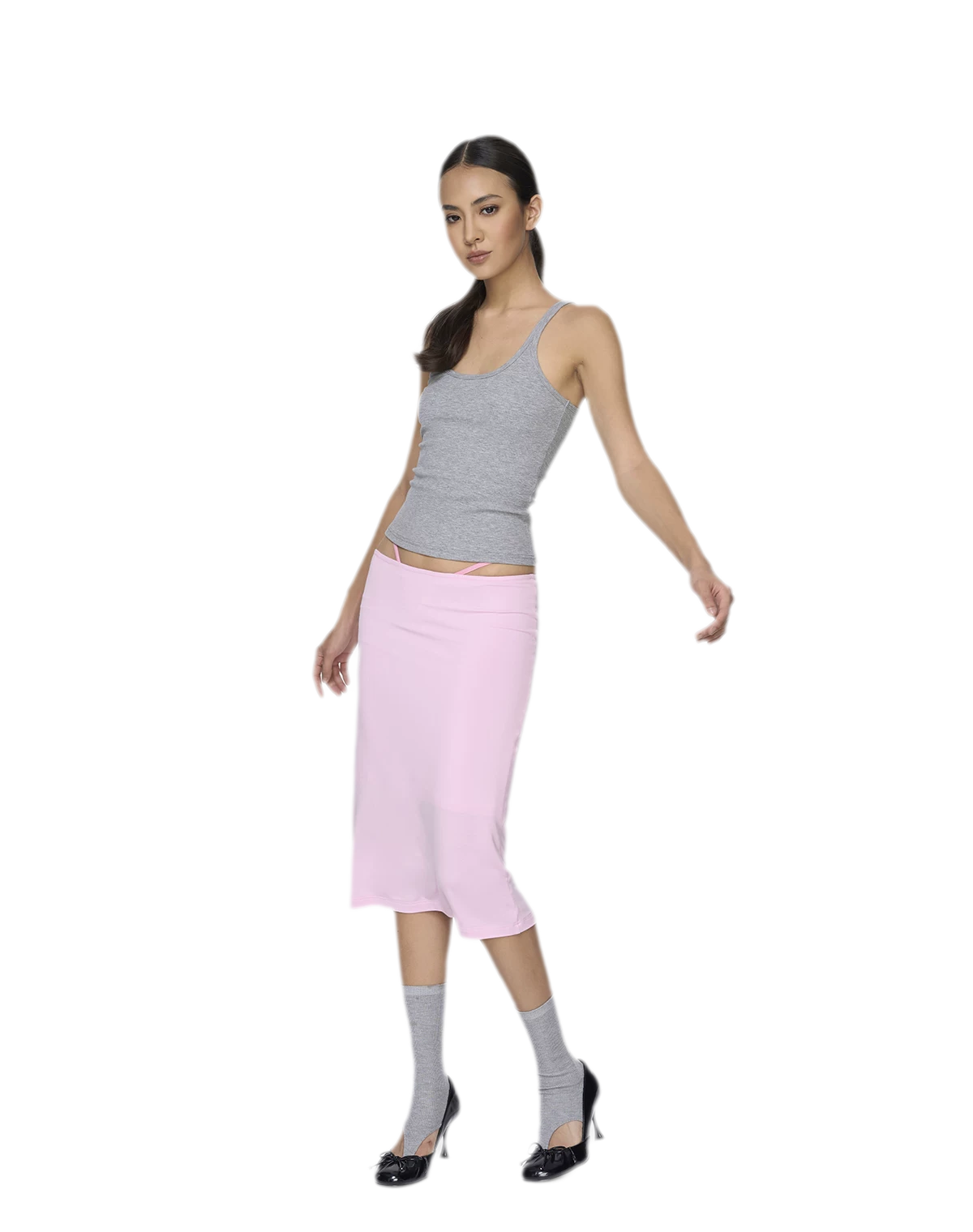 Fishtail Midi Skirt