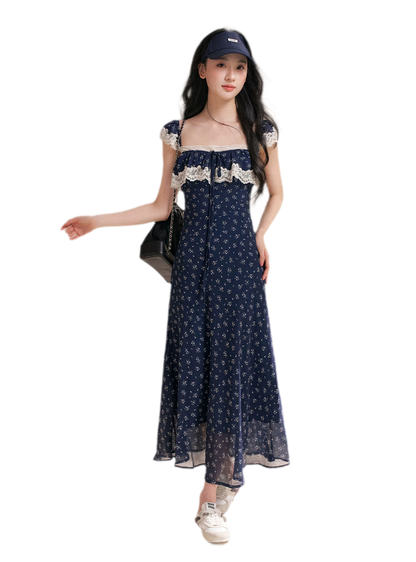 Lace Floral Camisole Dress