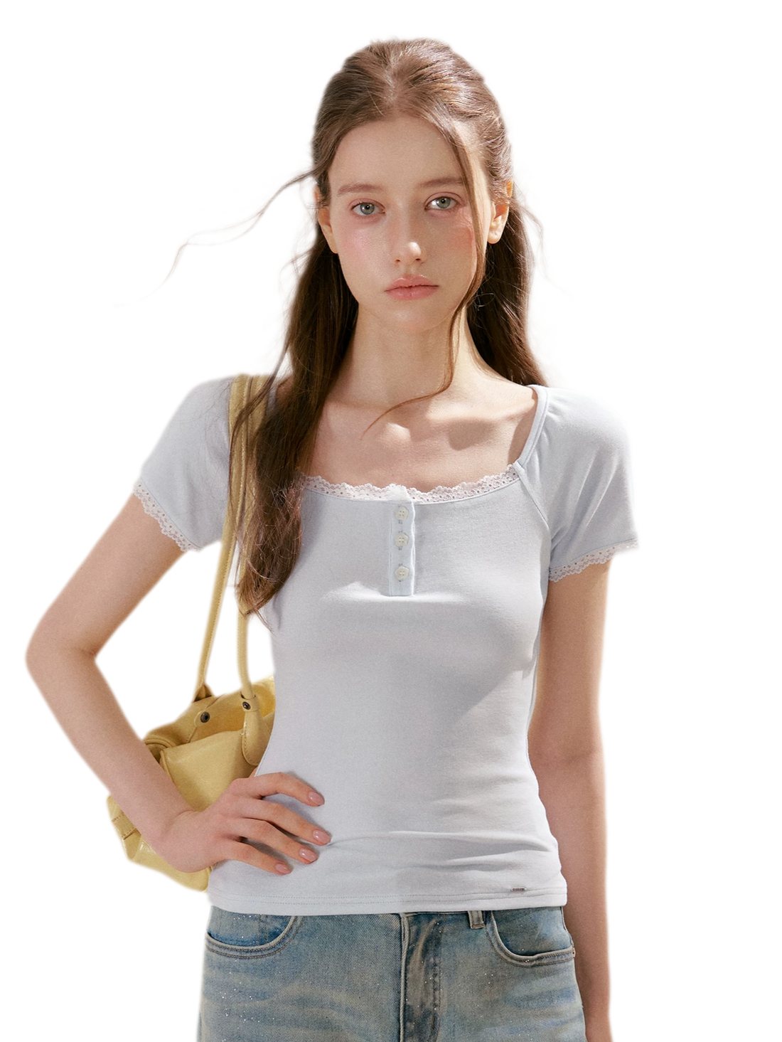 Lace Trim Tee