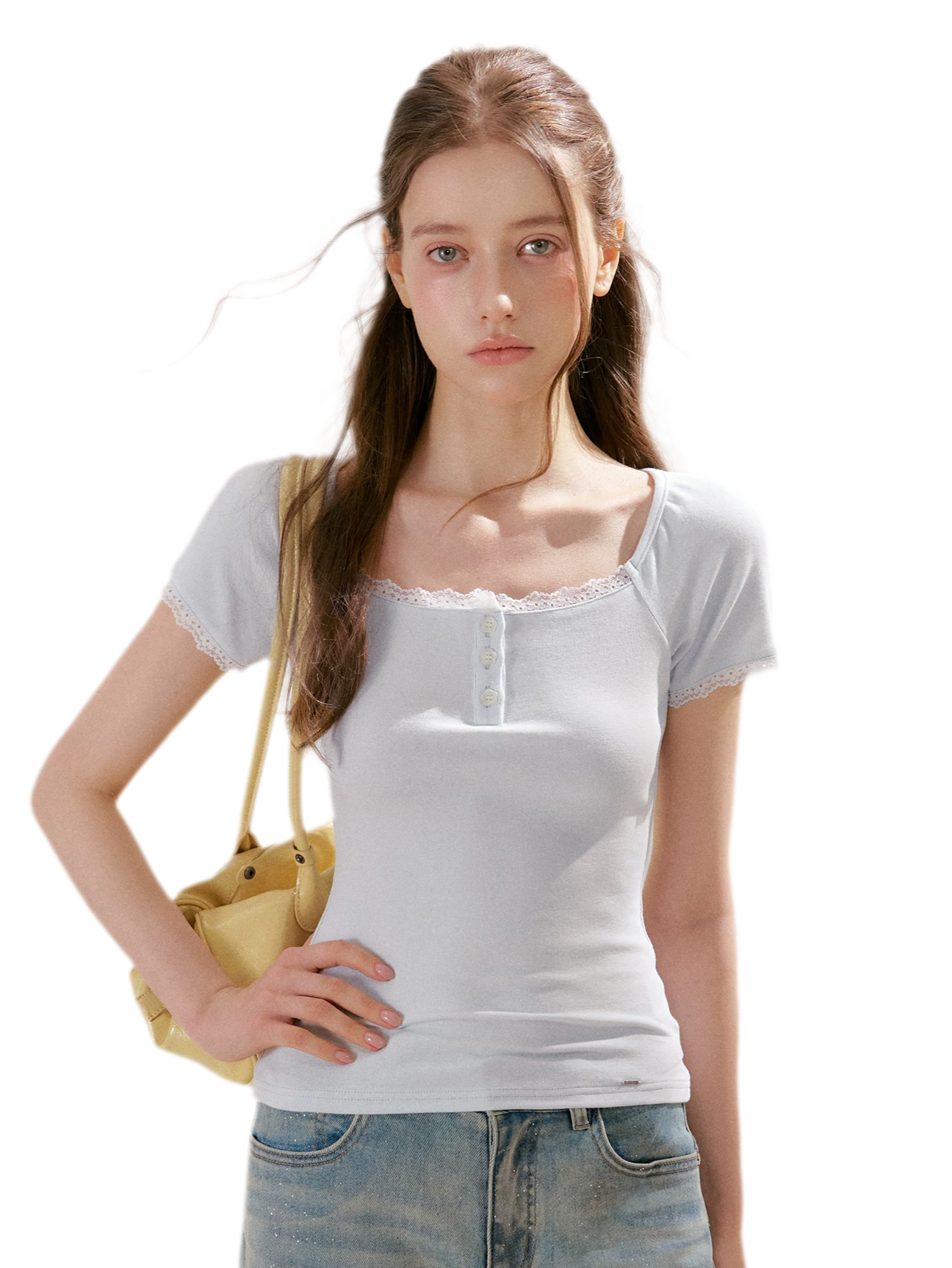 Lace Trim Tee