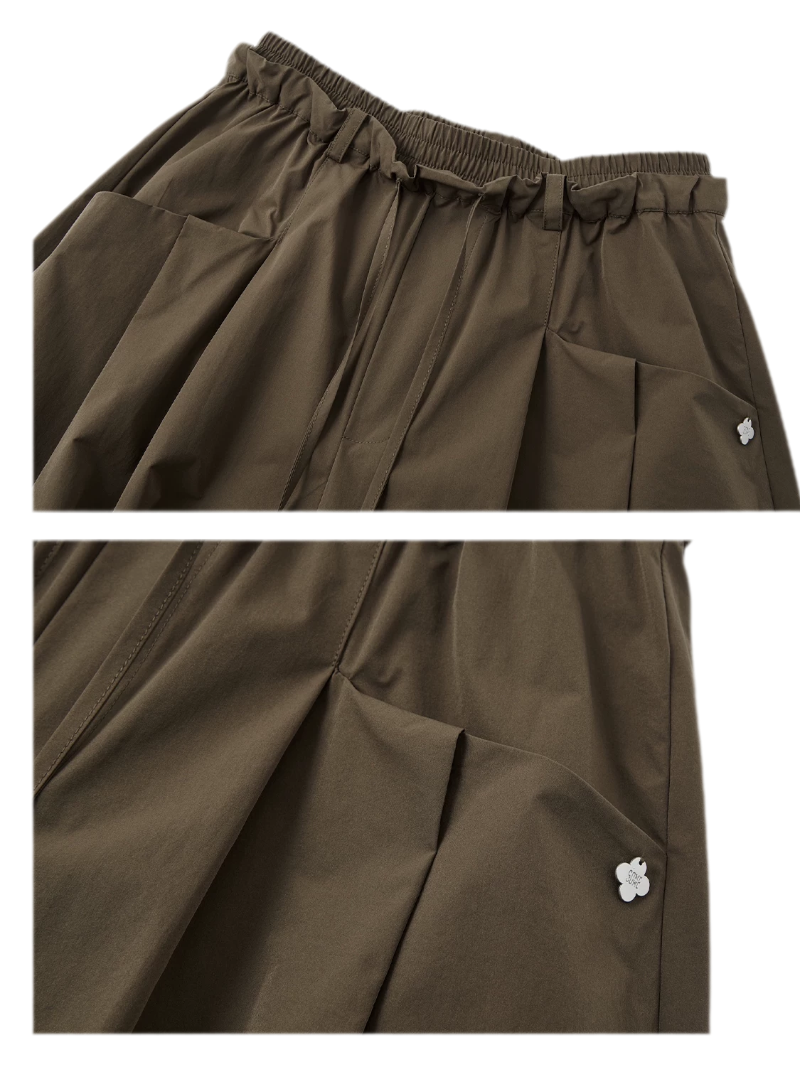 Double Waist Relaxed Pants