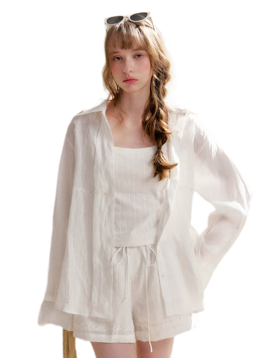 Tencel Linen Beaded Set
