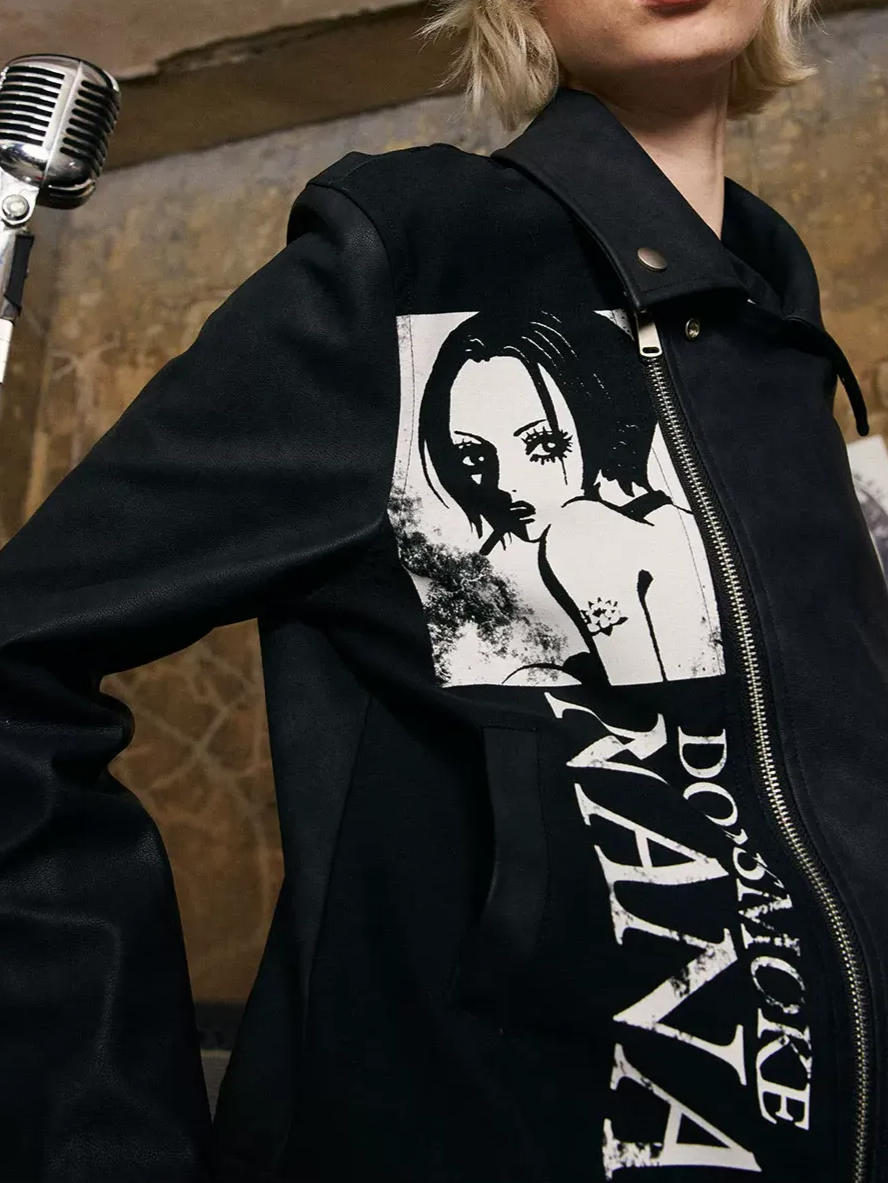 DSM X NANA Distressed Moto Jacket