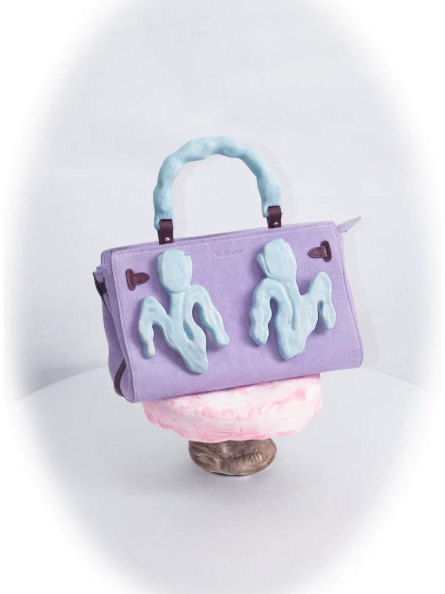 Handcrafted Ceramic Bow Bag
