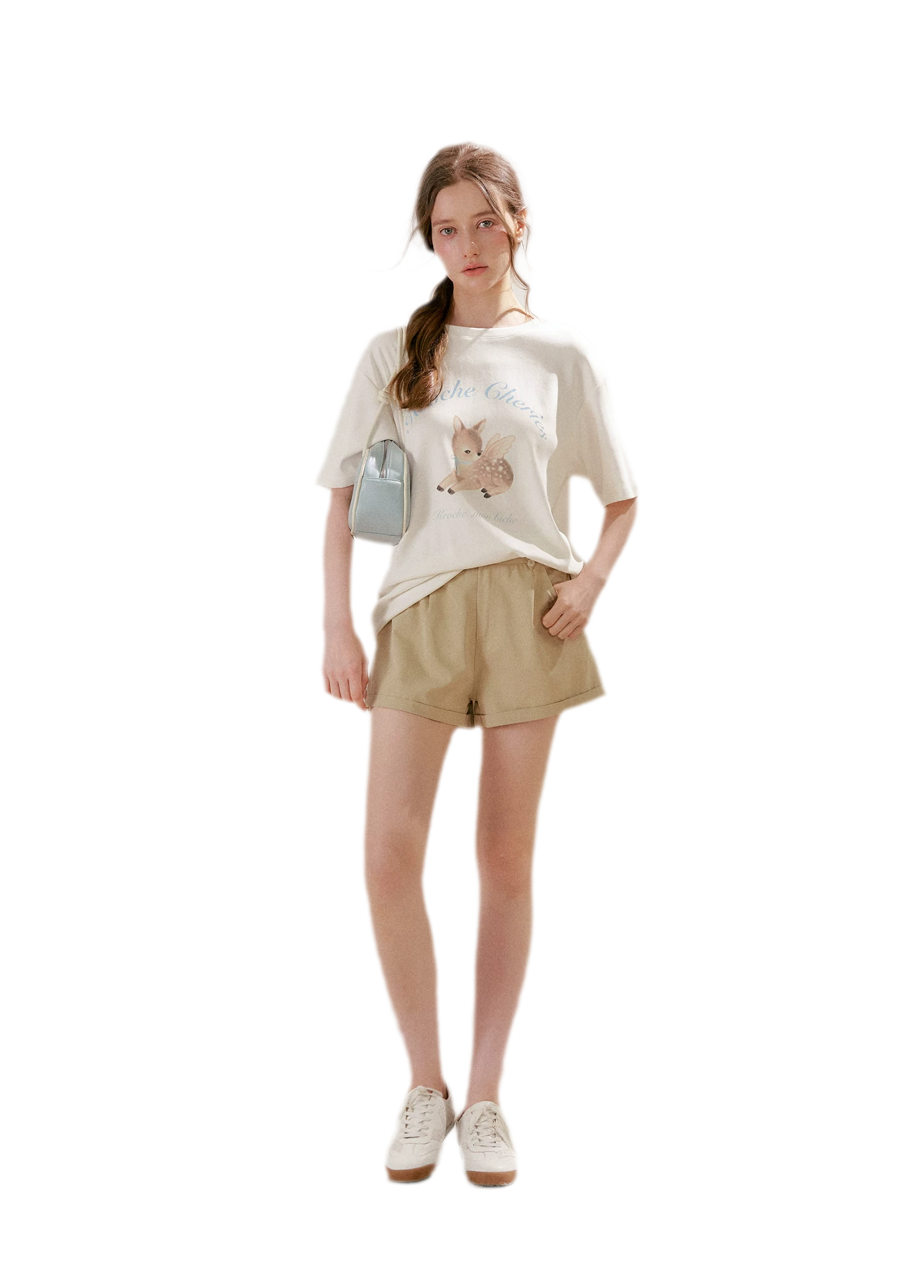 Hand-Painted Deer Tee
