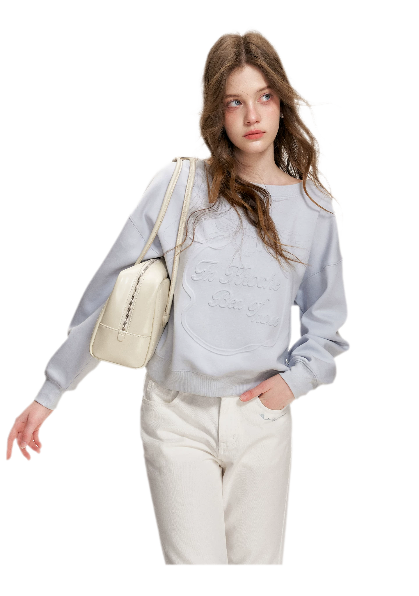 Modal Embossed Sweatshirt