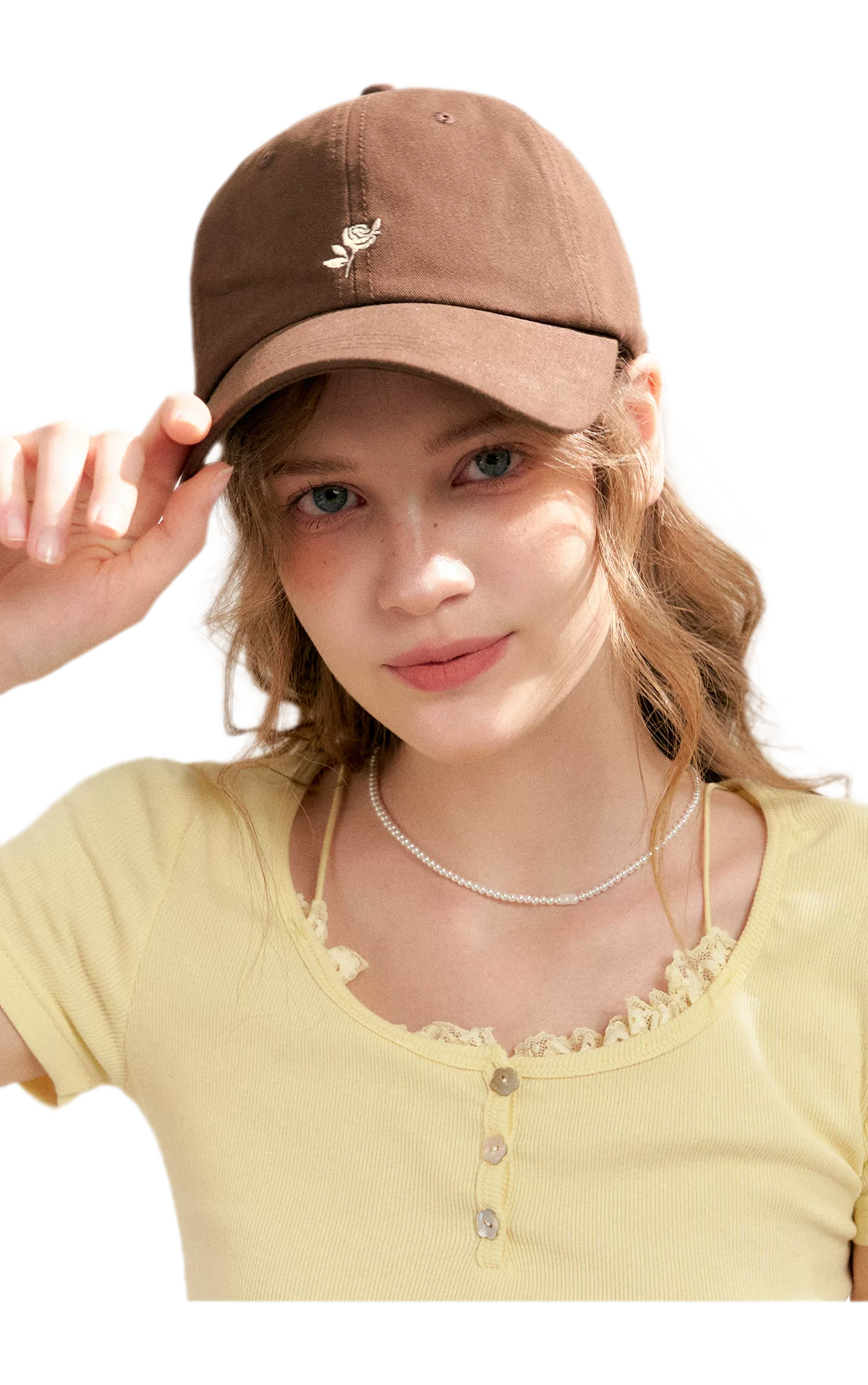 Contrast Rose Logo Cap