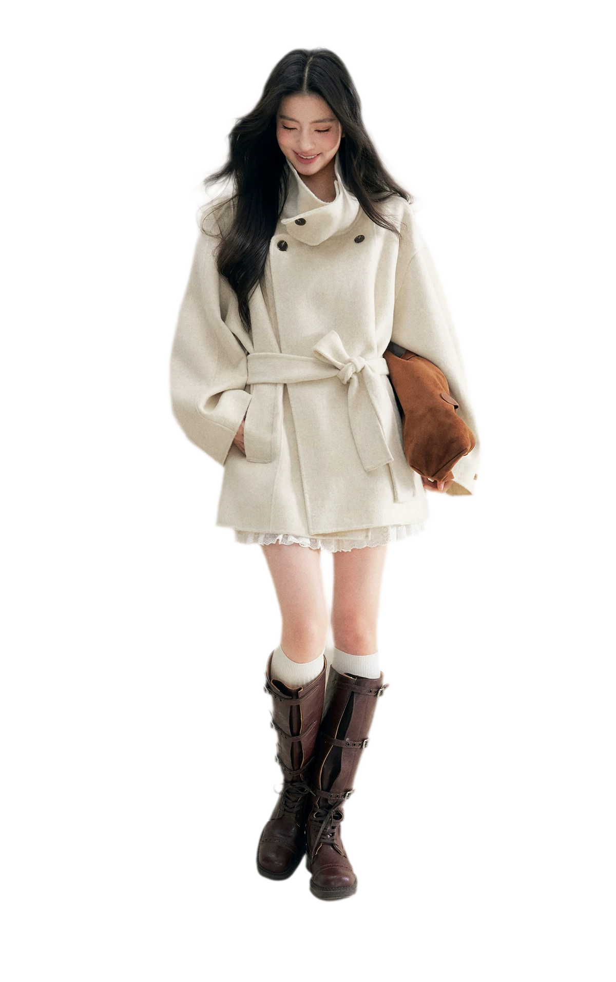 70 Wool Stand Collar Coat