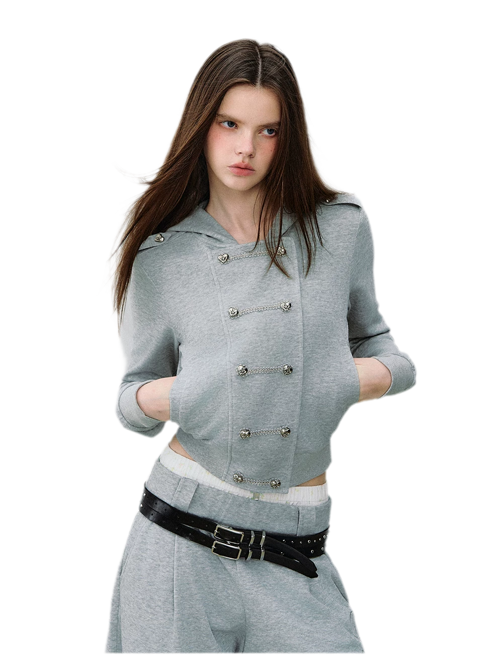 Hooded Knit Set