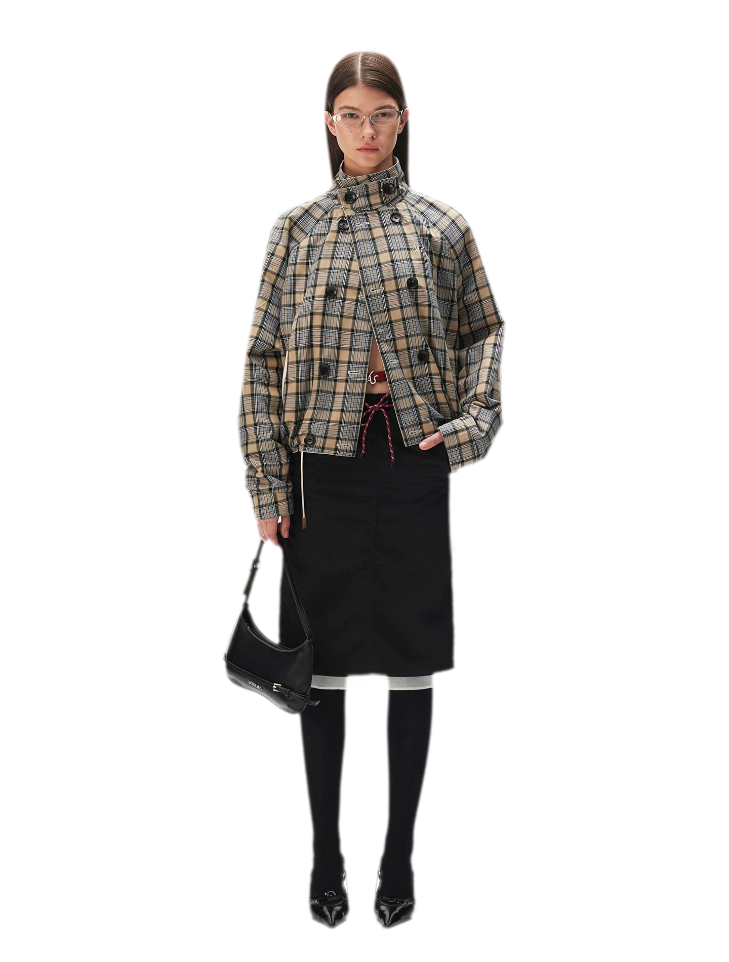 Yarn-Dyed Plaid Reversible Jacket
