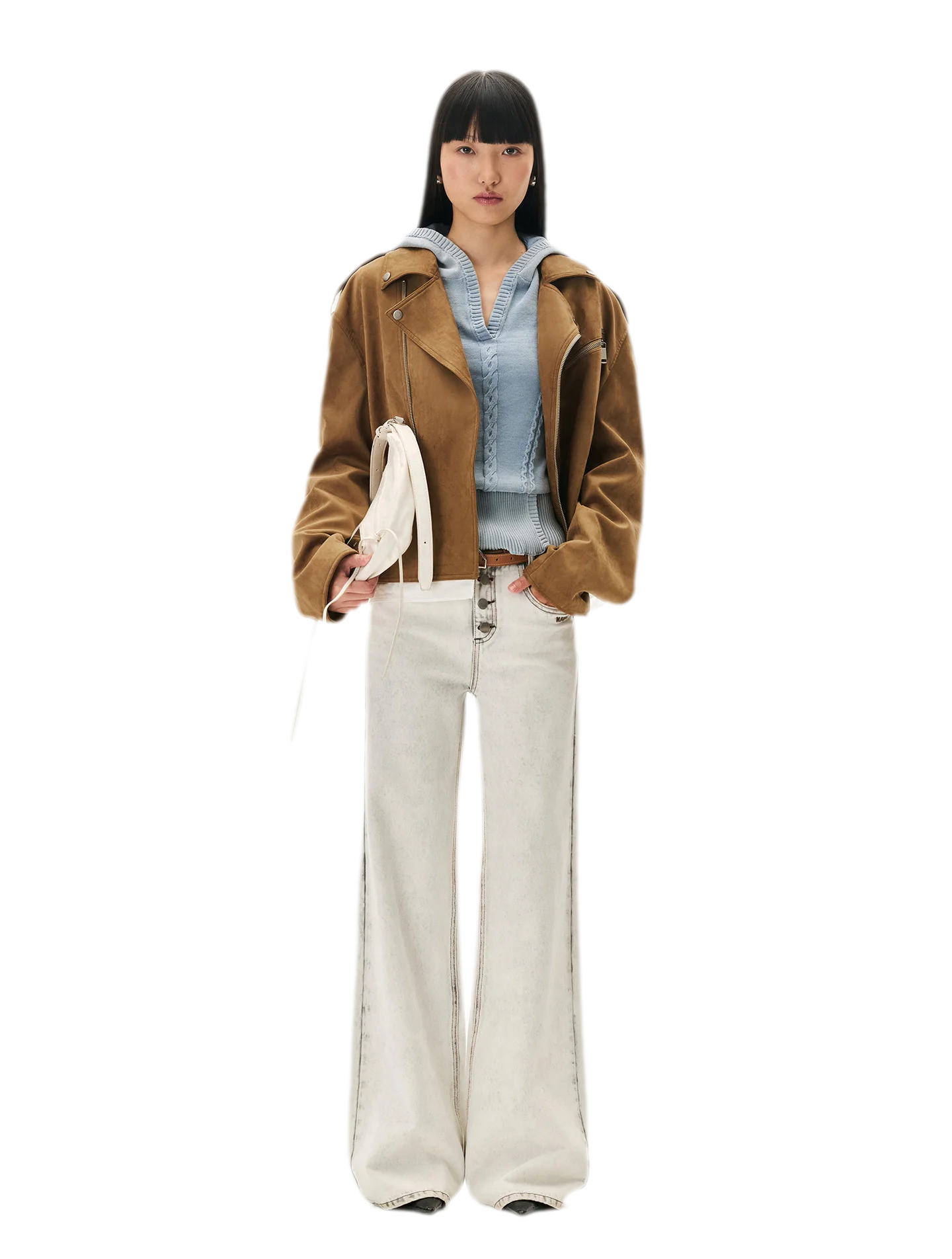 Suede Velvet Relaxed Jacket