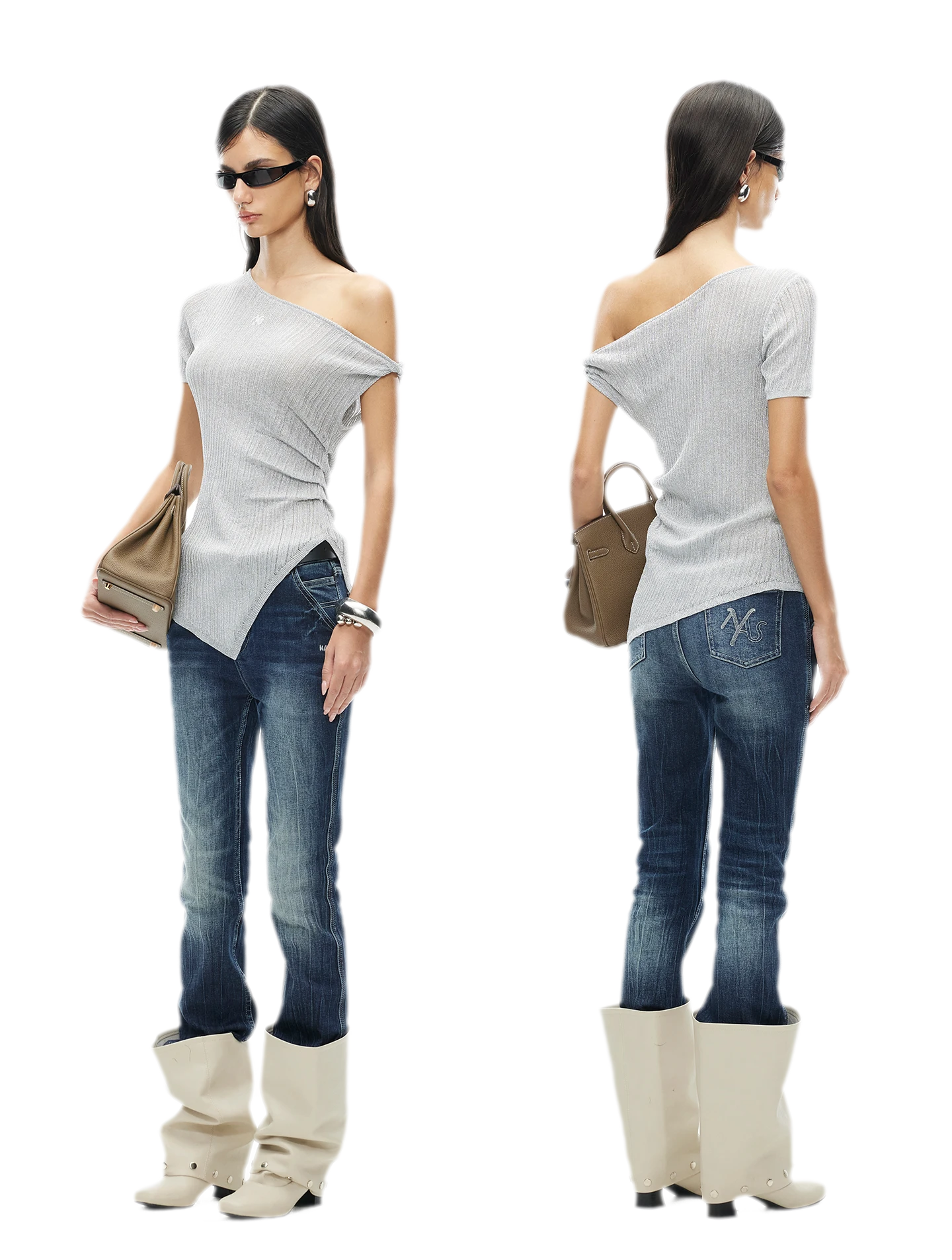 Venus Asymmetrical Knot Tee