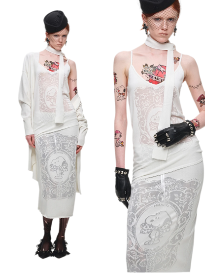 Burnout Graphic V-Neck Camisole