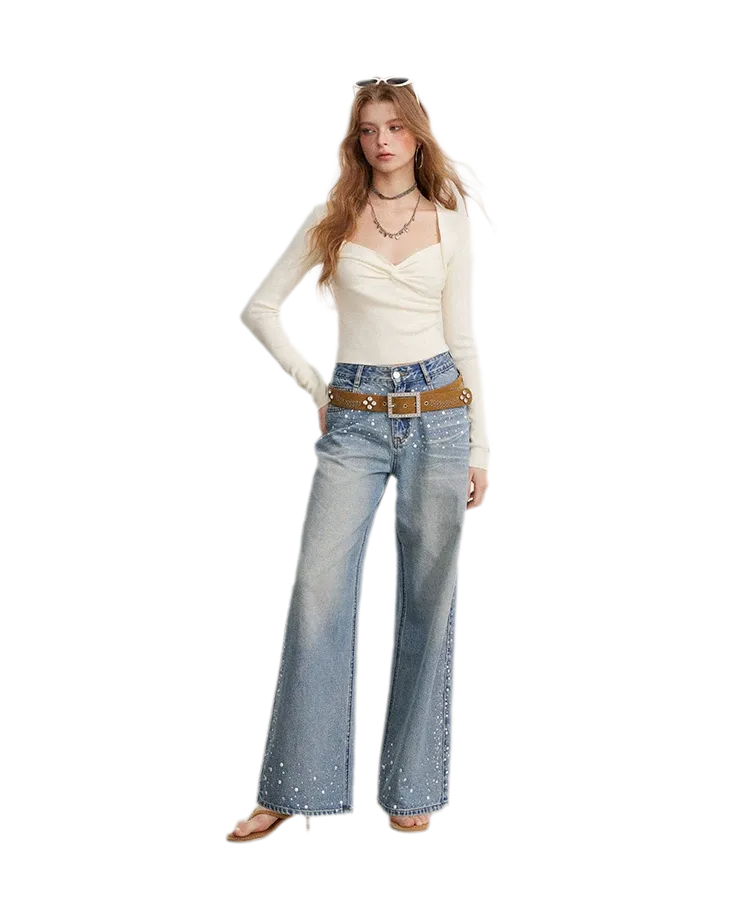 Twist Front Knit Top