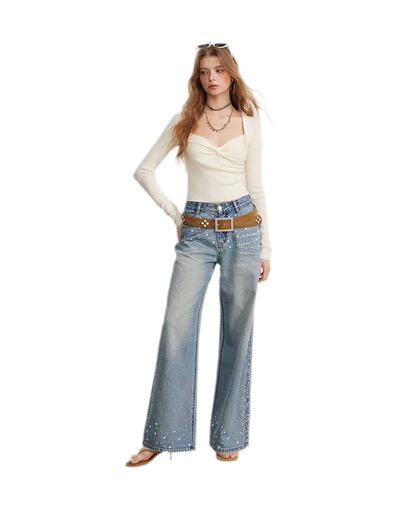 Twist Front Knit Top