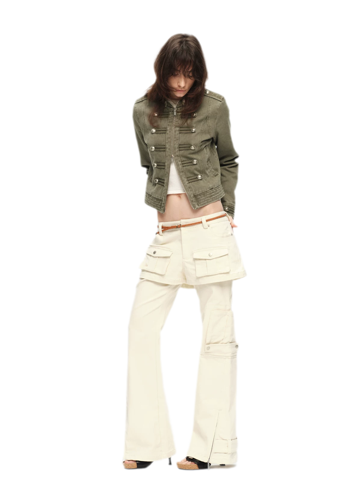 Washed Cotton Napoleon Jacket
