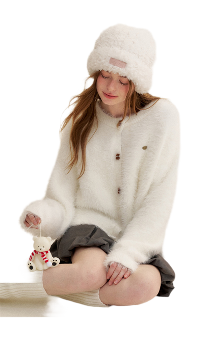 Snow Bear Knit Cardigan