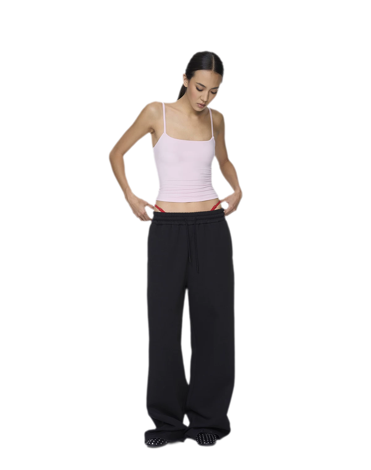 Air Cotton Wide-Leg Sweatpants