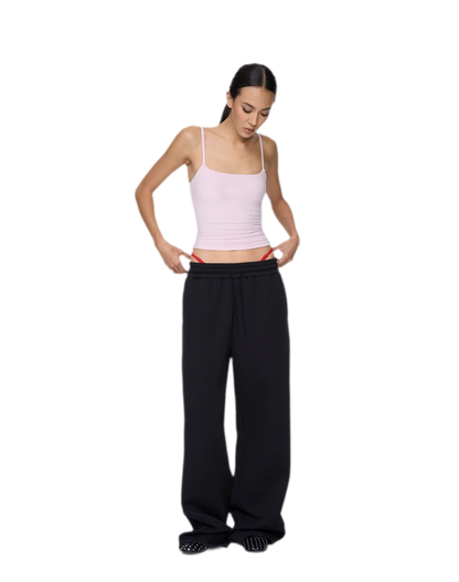 Air Cotton Wide-Leg Sweatpants