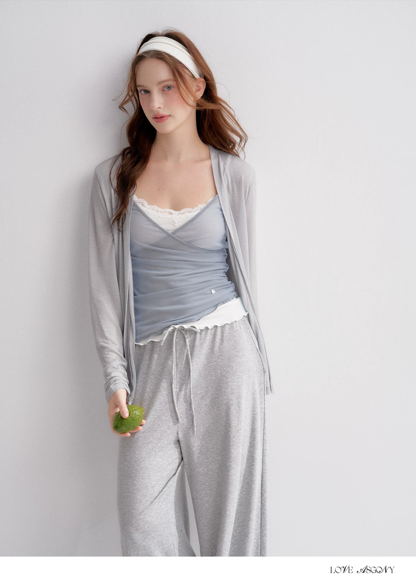Lyrical Lace Spliced Cross Mesh Camisole Top