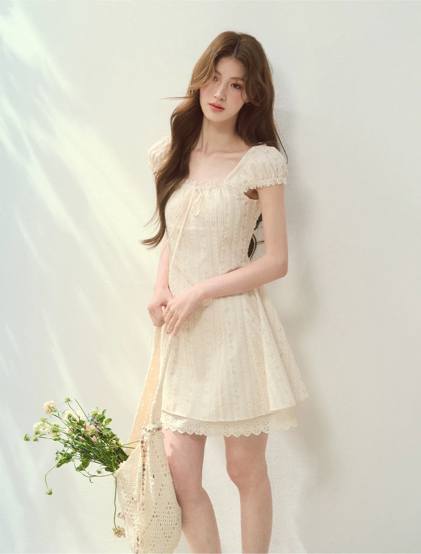 Seine Holiday Floral Dress