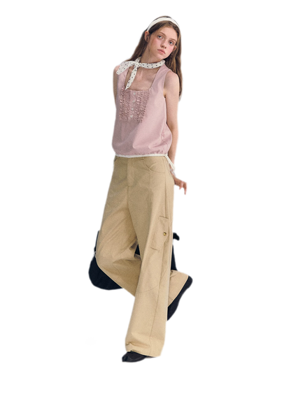 Ruffled Hem Tank