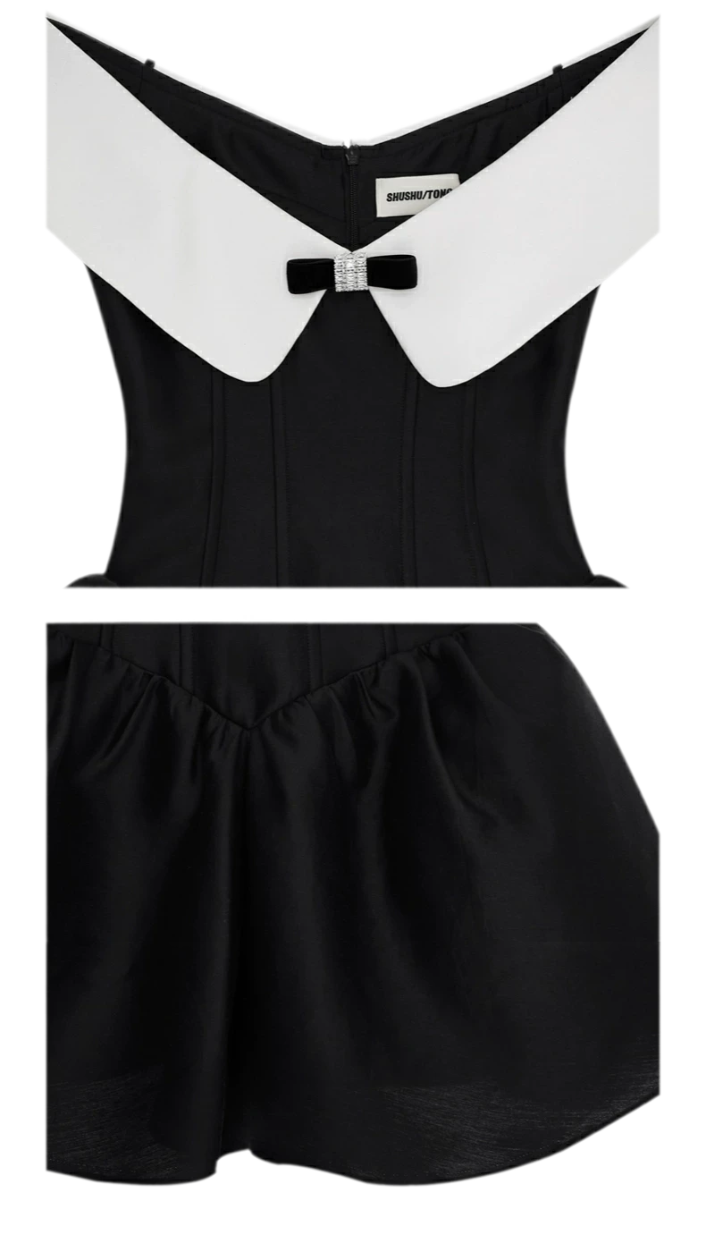 Off-Shoulder Short Dress