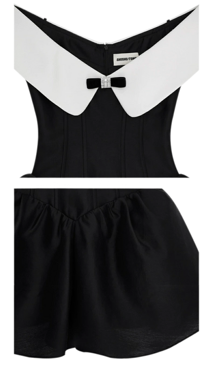 Off-Shoulder Short Dress