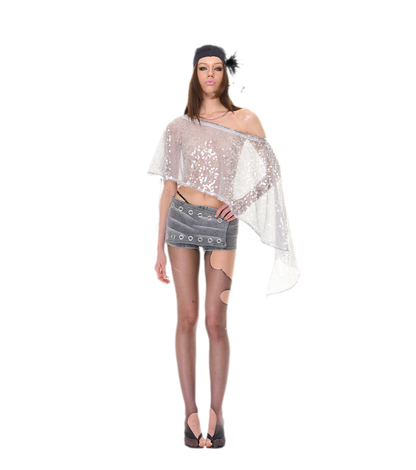Shimmering Asymmetric Cover-Up