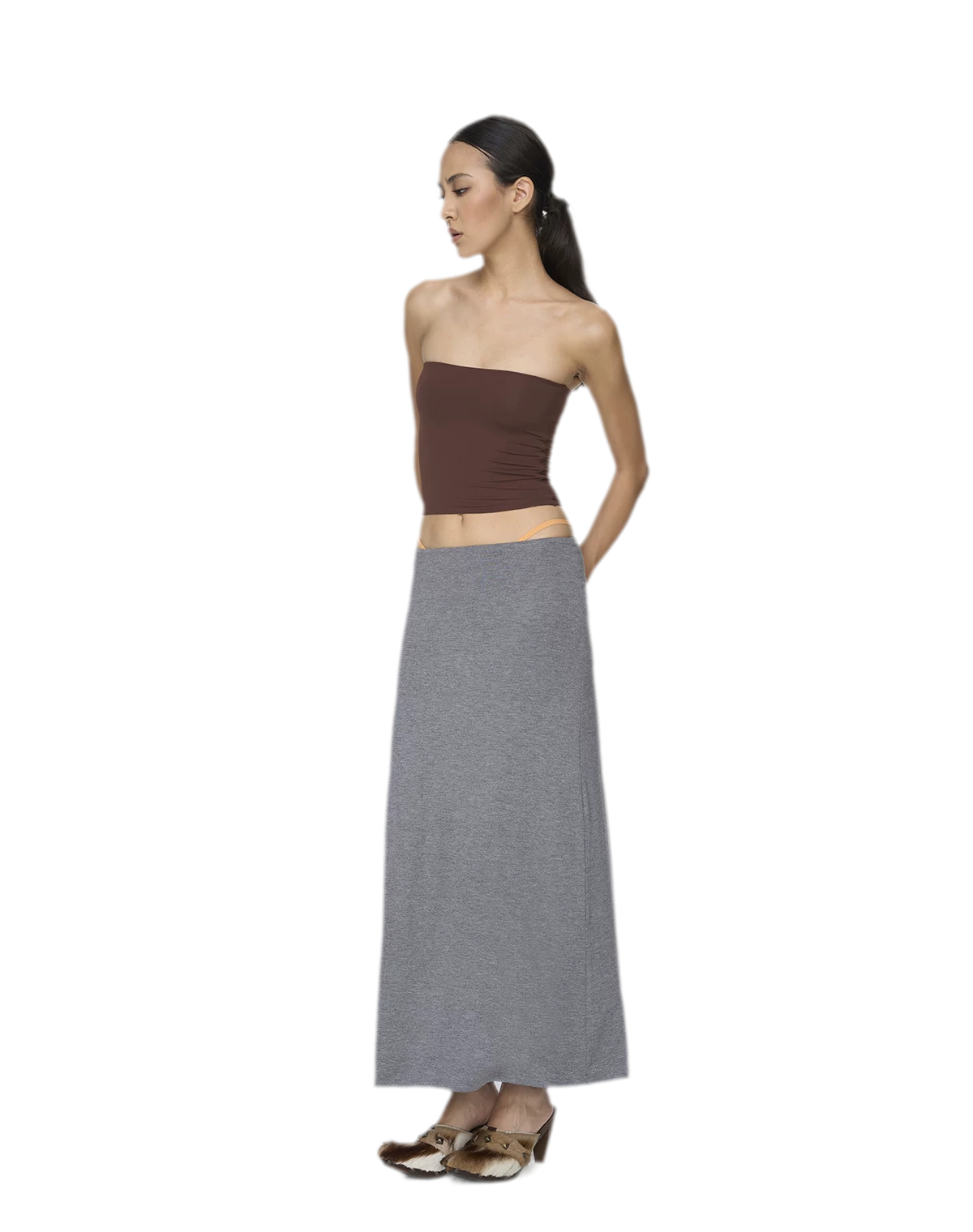 Straight Tube Midi Dress