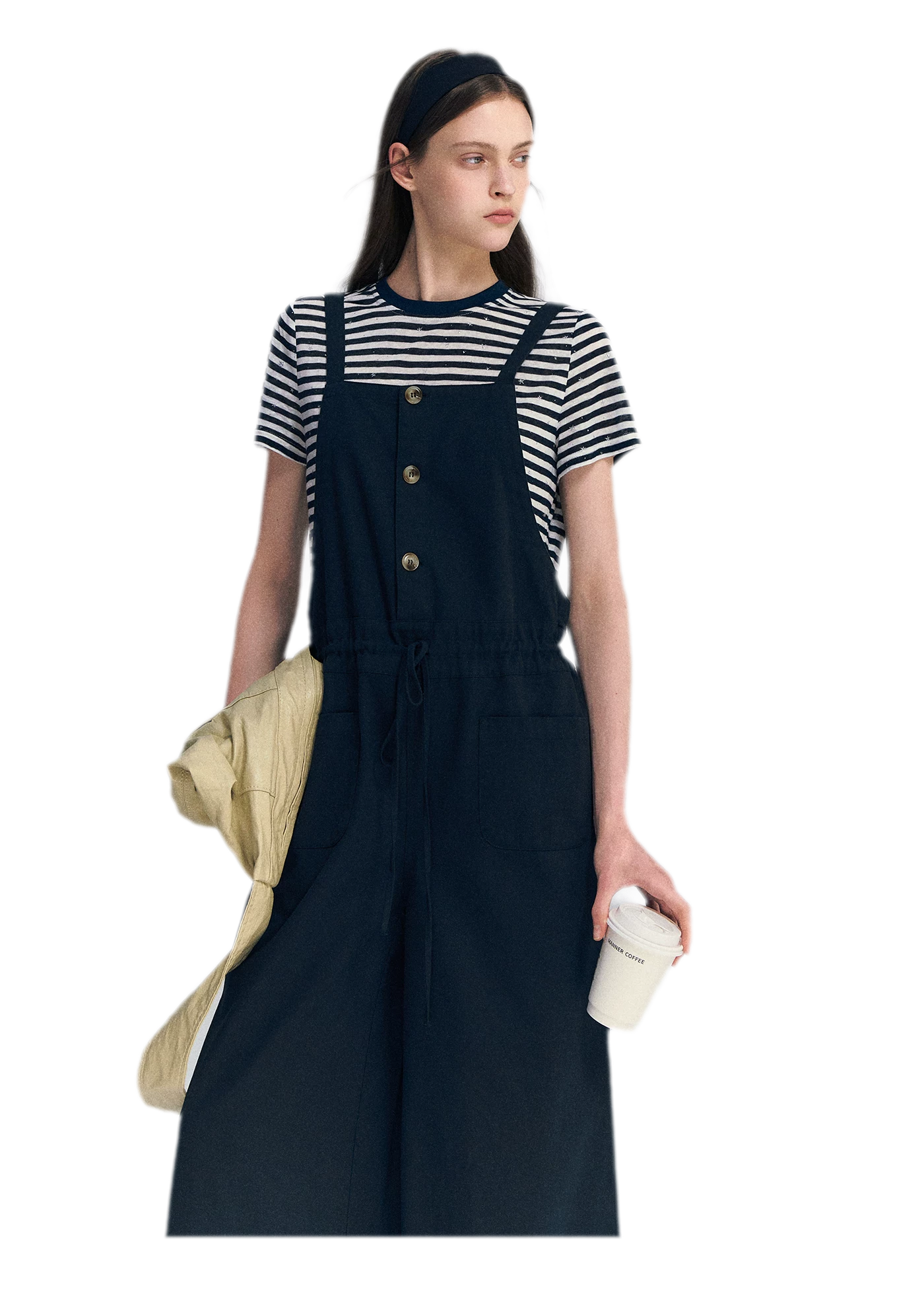 Drawstring Jumpsuit