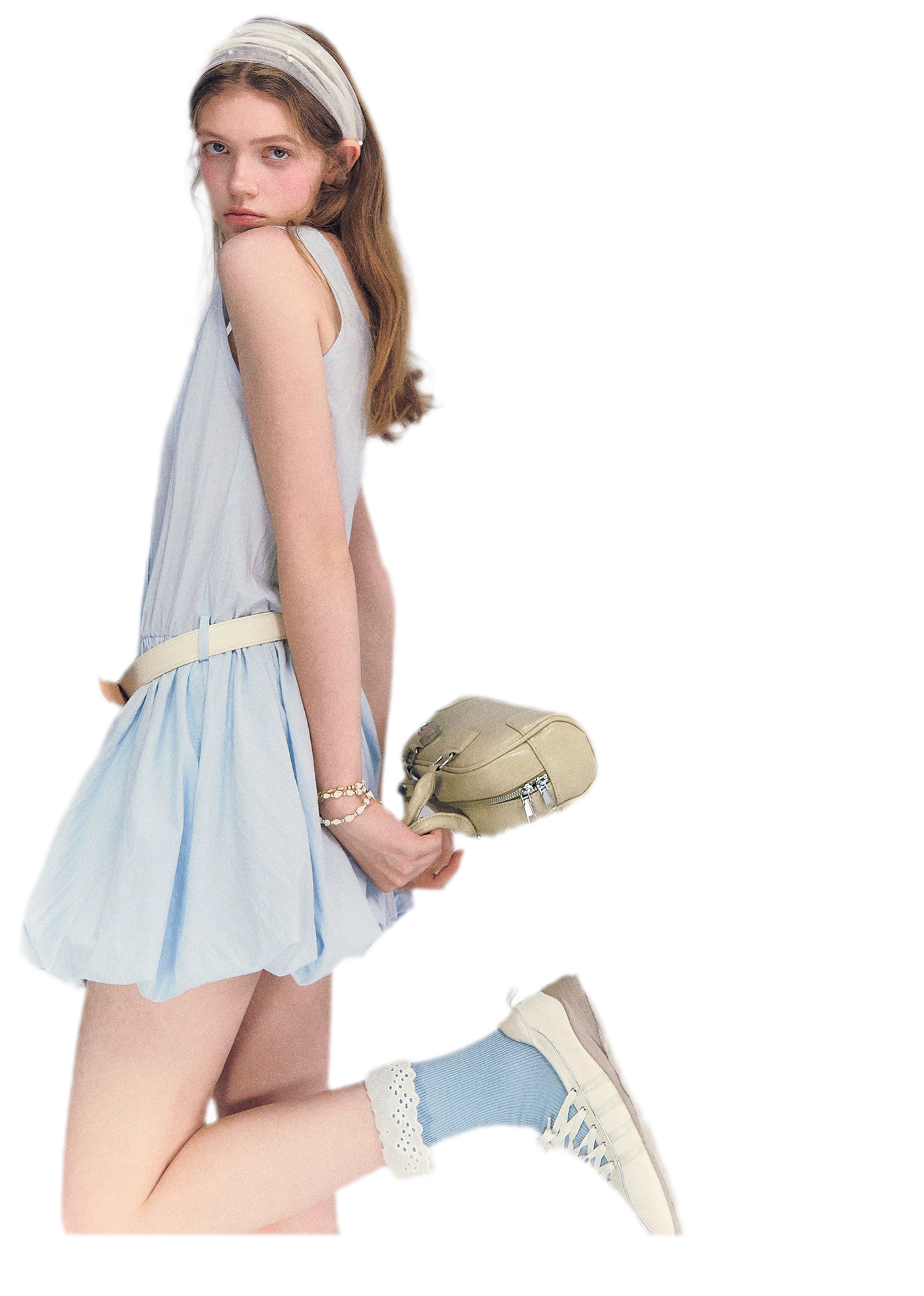 Lace Square Neck Dress