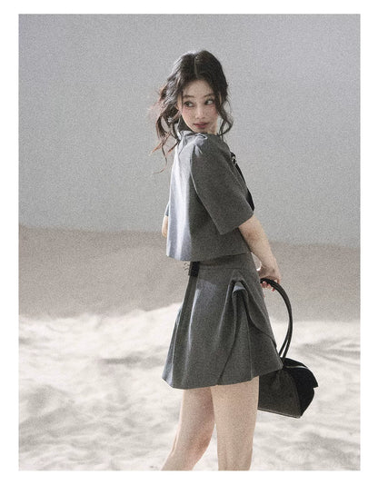 "Paris Afternoon" Summer Two-Piece Set