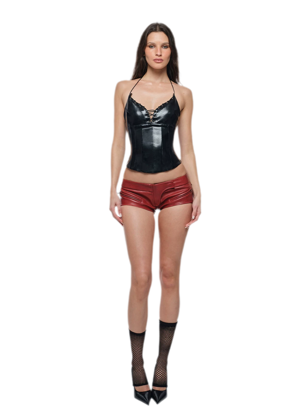 Glossy Corset Top