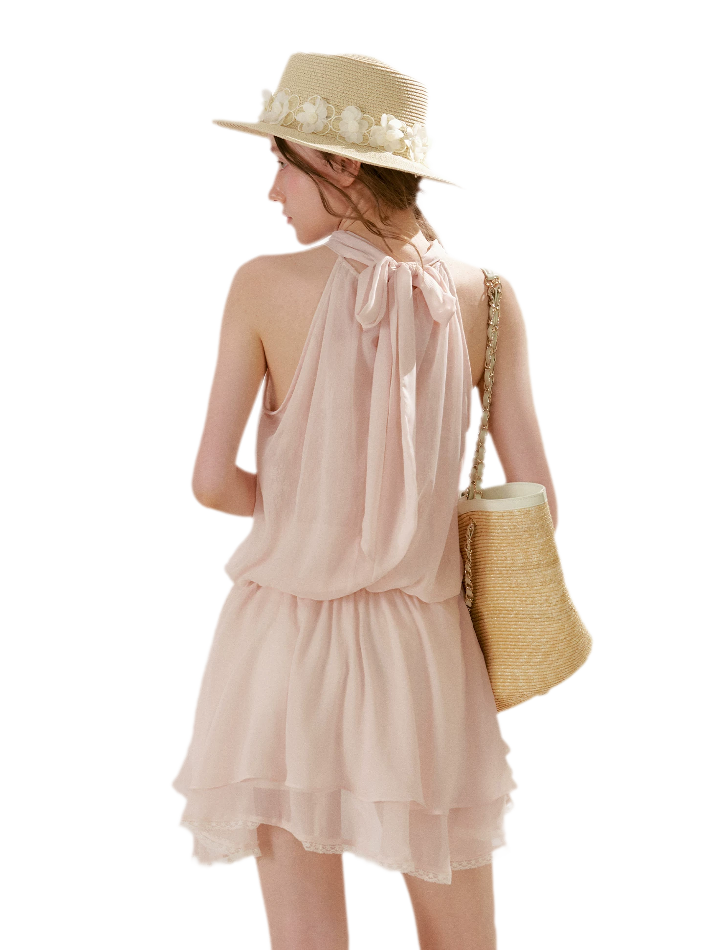 Lace Halter Dress