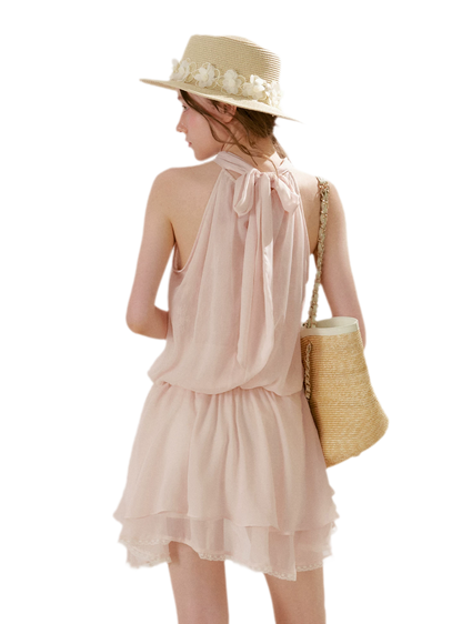 Lace Halter Dress