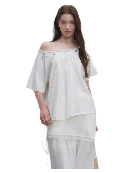 Modal Asymmetric Draped Top