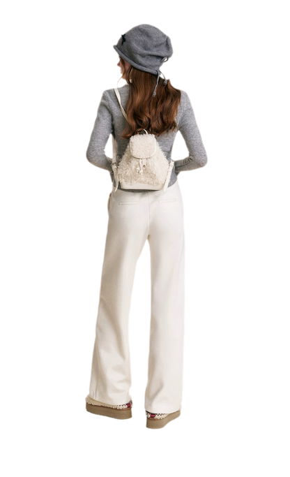 Drawstring High Waist Pants