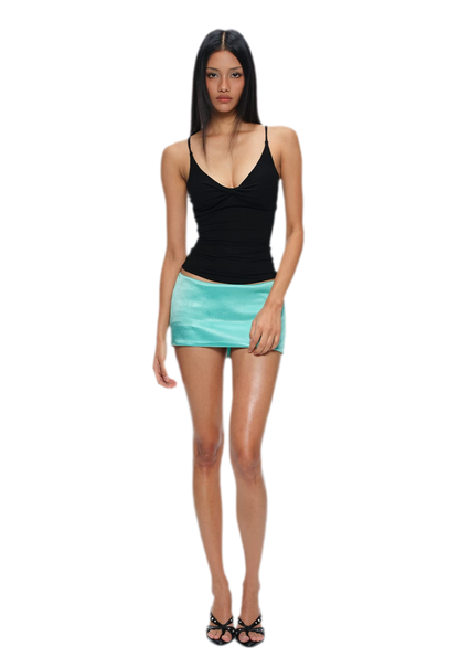 Twisted Bust Camisole Cardigan Set