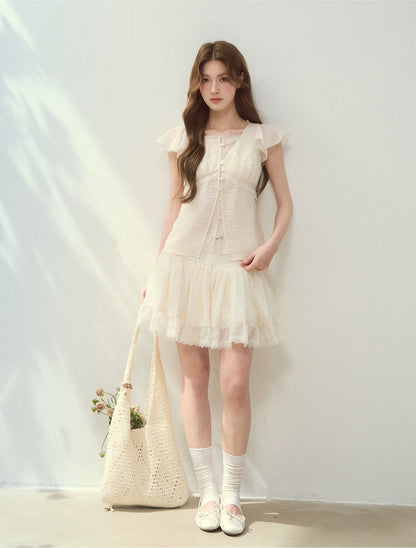 Shell Girl Blouse Skirt
