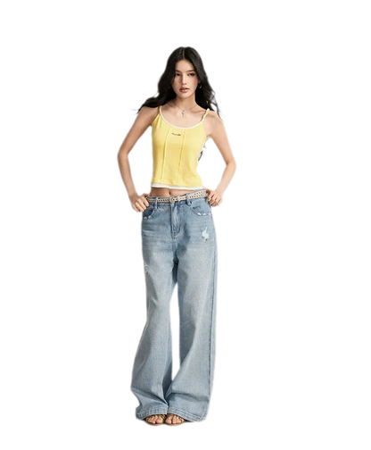 Colorblock Cable Knit Camisole