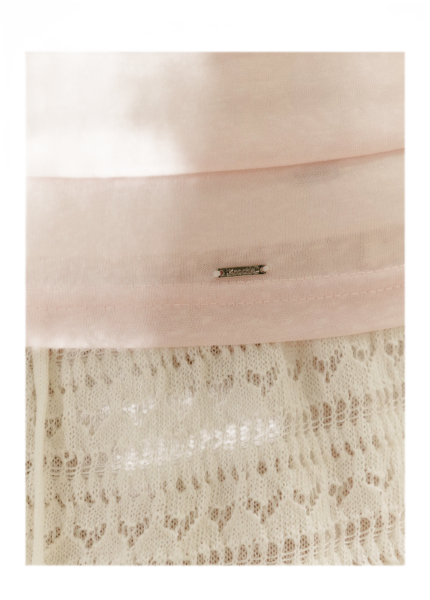 Snowflake Tencel Linen Lace T-shirt