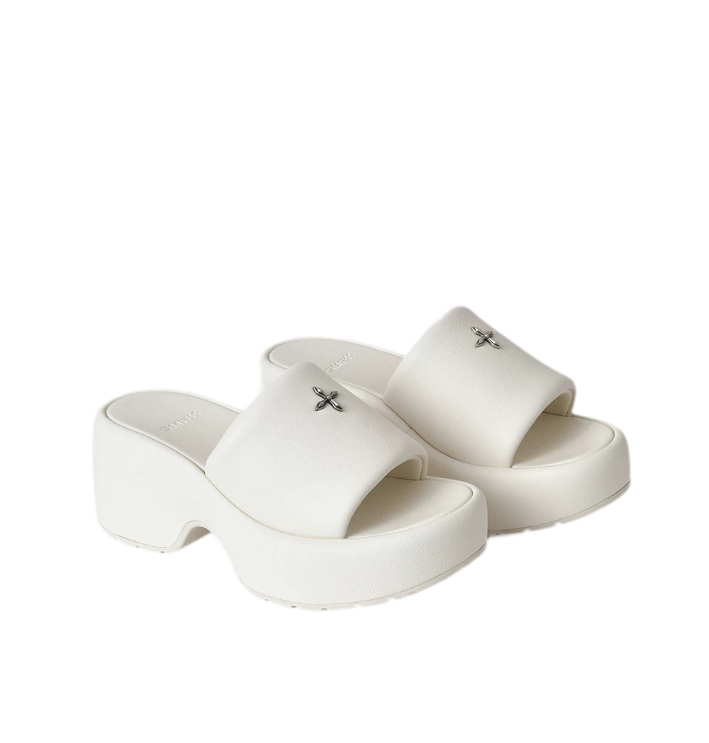 Leather High Heel Sandals