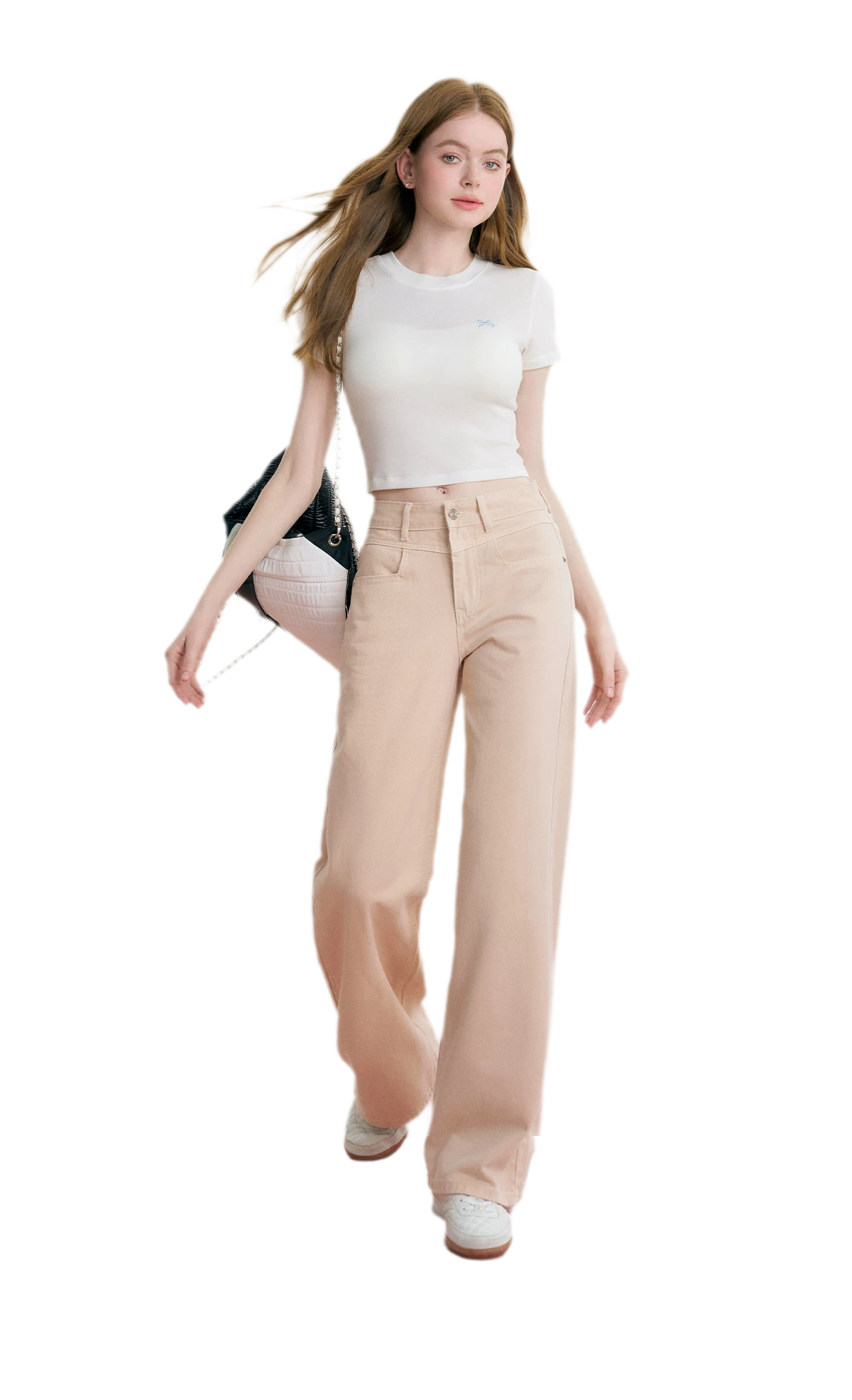 High-Waist Wide-Leg Jeans