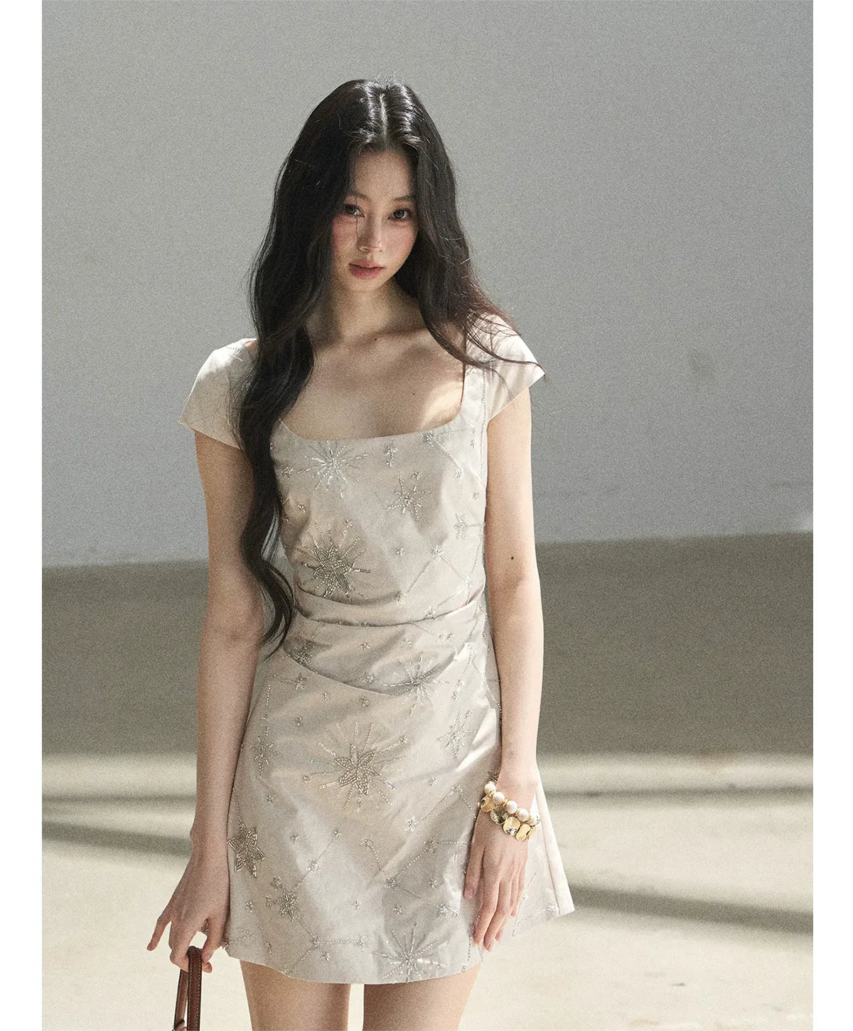 Twill Waist Bead Dress
