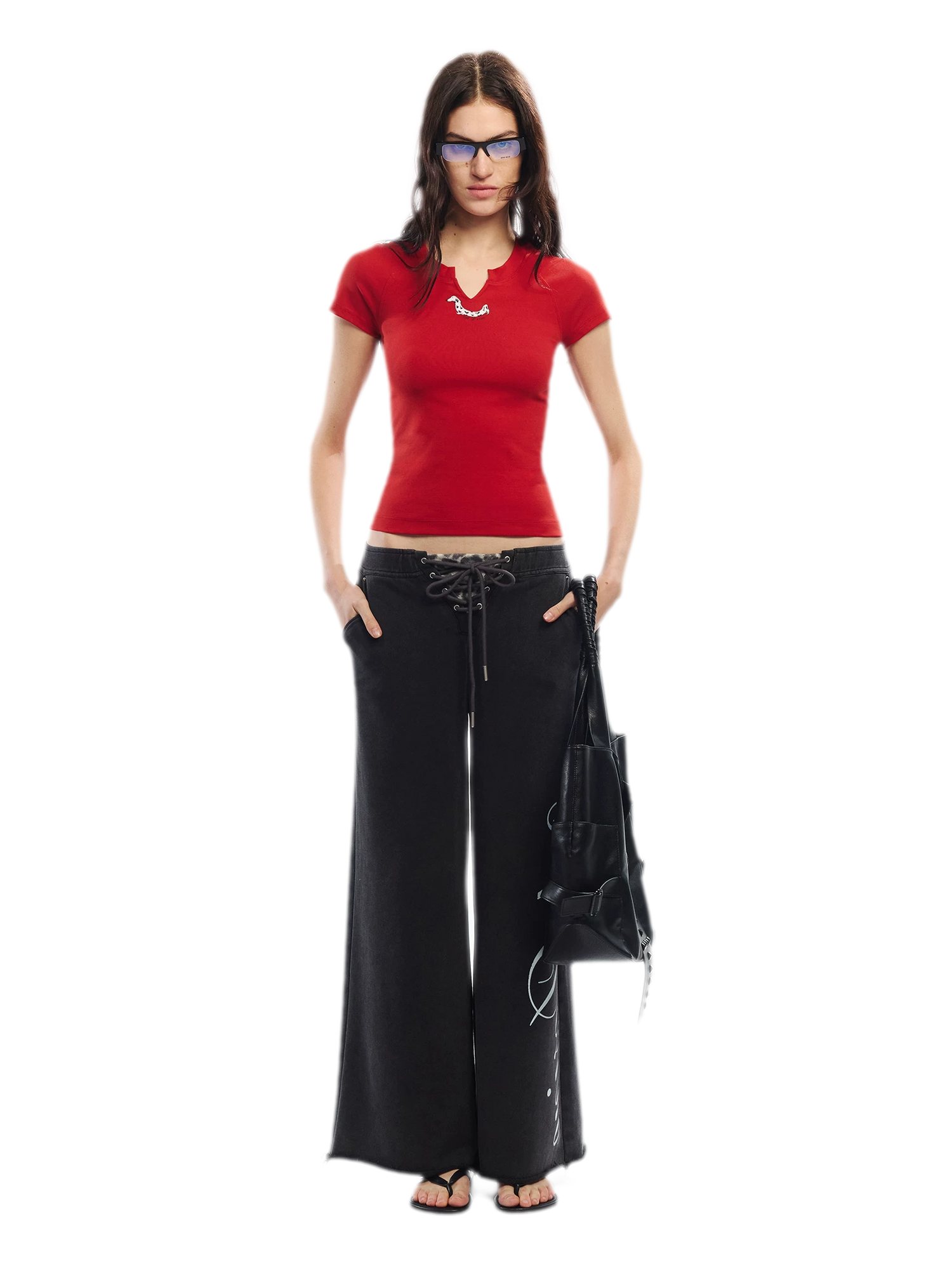 Summer V-neck Slim Fit T-shirt